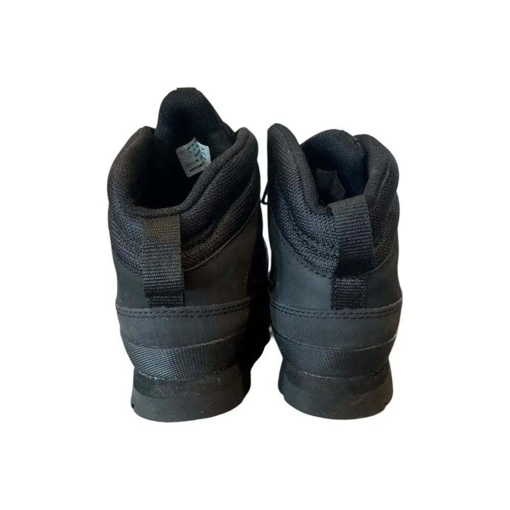 Timberland Boys Black Waterproof Hiking Boots Size 5 Youth A5SEG